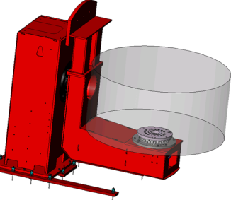 Drop axis positioner